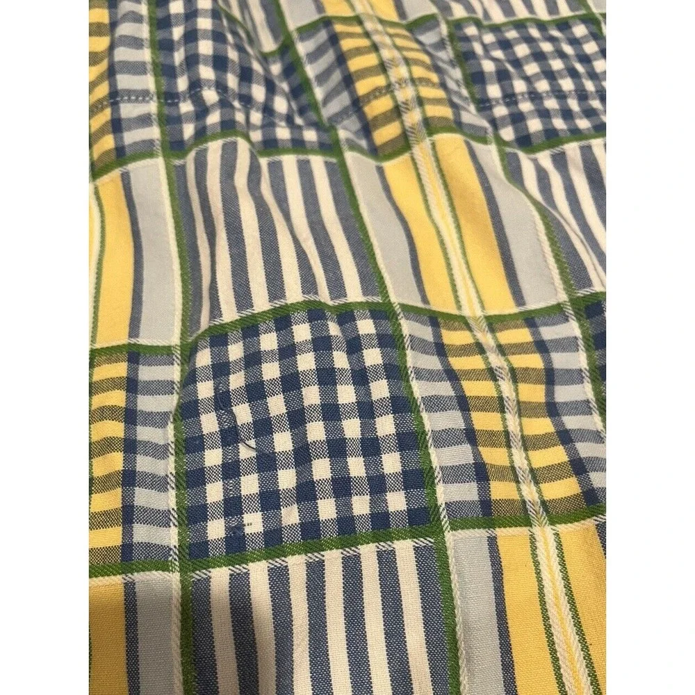 Waverly Home Classics Window‎ Valance Blue Yellow Plaid 60
